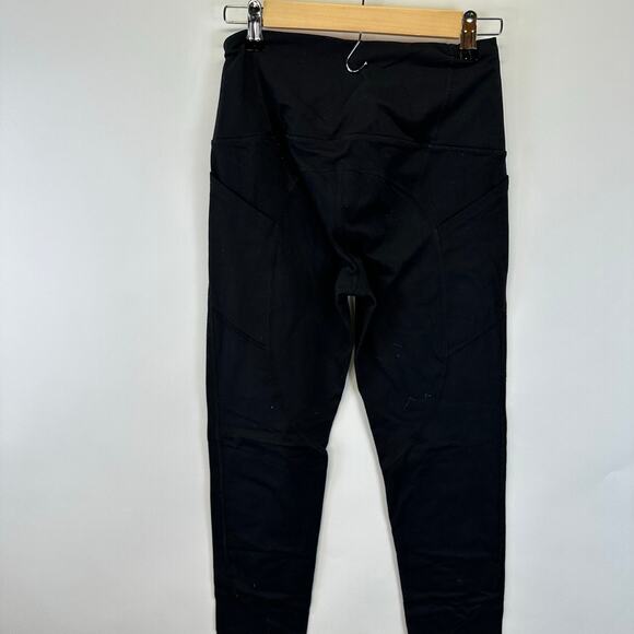 Victoria's Secret Sport Full Length Black Leggings With Pockets Size Small Gym - Picture 7 of 11